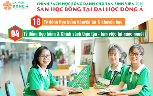  Đại học Đông Á công bố mức điểm nhận hồ sơ xét tuyển ĐH theo kết quả thi THPT 2020