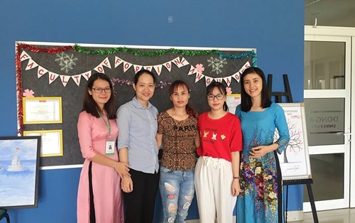 Tân sinh viên K19 Khoa Ngoại ngữ Đại học Đông Á - Một sinh viên quốc tế đến từ nước Nga