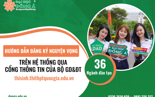 HƯỚNG DẪN "ĐĂNG KÝ NGUYỆN VỌNG XÉT TUYỂN ĐẠI HỌC NĂM 2022" TRÊN HỆ THỐNG QUA CỔNG THÔNG TIN TUYỂN SINH CỦA BỘ GD&ĐT