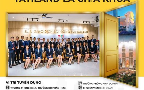 Công Ty TATILAND Tuyển Dụng Năm 2023
