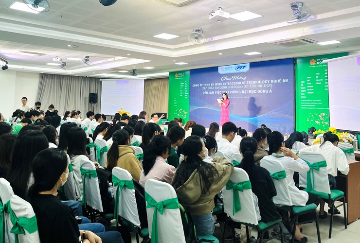 Dự án trăm triệu đô của tập đoàn công nghệ lớn thứ 3 thế giới tổ chức phỏng vấn tuyển dụng riêng cho 200 UDAers tại ĐH Đông Á️