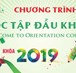 Chương trình học tập đầu khóa TSV UDA 2019
