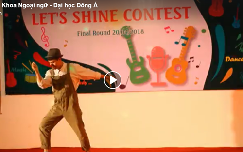 Đêm chung kết cuộc thi “Let’s Shine Contest 2018” do khoa Ngoại Ngữ-ĐH Đông Á tổ chức
