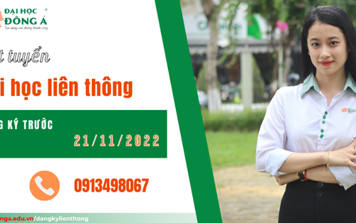 Thông báo xét tuyển Đại học liên thông năm 2022
