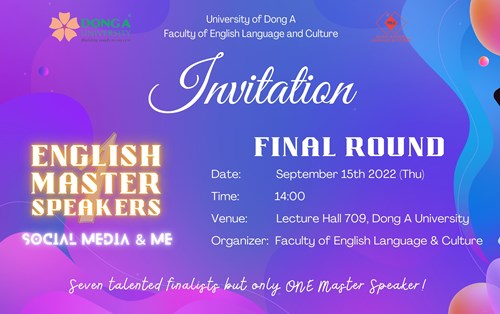 Vòng Chung Kết Cuộc Thi Hùng Biện Tiếng Anh- English Master Speakers Contest 2022