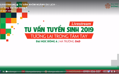 Livestream tư vấn tuyển sinh số 2 - “Tương lai trong tầm tay” nhóm ngành DU LỊCH - NGÔN NGỮ 