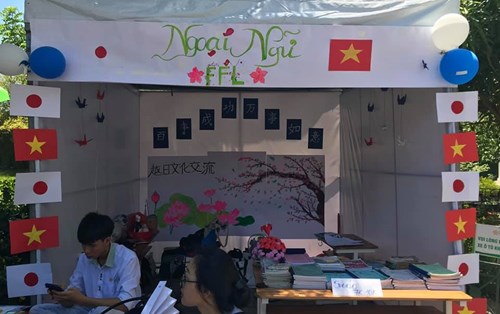 Khoa Ngôn ngữ và văn hóa Anh giao lưu trong sự kiện văn hóa Việt - Nhật