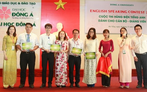 Cuộc thi hùng biện tiếng Anh dành cho CBGV trường ĐH Đông Á 2015