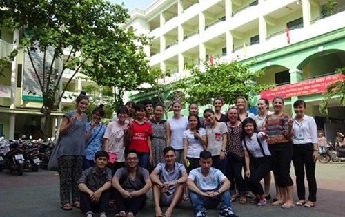 Buổi giao lưu quốc tể của Sinh viên Khoa Ngoại ngữ với Sinh viên Australia